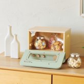 誕生日プレゼント PolarB ポーラービー おままごと オーブンレンジ オーブン ままごとセット 木製 木のおもちゃ お料理ごっこ ごっこ遊び フードパーツ12点 ピザ クッキー トレー付き 持ち手付き 音が鳴る 知育玩具 北欧 くすみカラー おしゃれ 小物入れ 男の子 女の子 お祝い ギフト