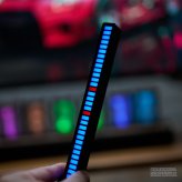 2in1 LEDライト サウンドバー 音に反応 RGB 音楽連動 アプリ対応 スマホ操作 調光 調色 車載 ゲーミングライト インテリアライト 貼りつけ スタンド 誕生日 プレゼント ギフト 贈り物