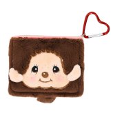 モンチッチ キャラシールブック 3つ穴バインダー シール手帳 ふわふわ ソフトボア カラビナ付き ミニサイズ コンパクト 小さめ シールブック モンチッチちゃん 可愛い かわいい レトロ キャラクター Monchhichi もんちっち コレクション雑貨 文房具 プレゼント プチギフト
