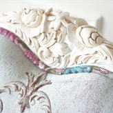 ソファ 座椅子 姫系 家具 二人用 かわいい ロココ 猫脚 アンティーク風 エステサロン シェル 型 ゴージャス アンティーク調 ゴシック ー 2人掛け シャビーシック エレガント フレンチ ヨーロピアン 猫足 貝殻 マーメイド