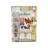 こどもハピカ はじめてセットキャラクター 電動歯ブラシ 本体 + 替ブラシ6本ズートピア