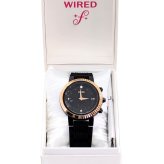 WIRED f(ワイアード エフ)  AGEB401,402  TOKYO GIRL MIX Bluetooth シリコンバンド カラー(ブラック,ホワイト )  生産終了 稀少 10代から20代向け かわいさとクールさを兼ね備えたデイリーウォッチ。