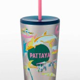 スターバックス タンブラー タイ限定 473ml ステンレス DISCOVERシリーズ 海外限定 スタバ 選べる4都市 バンコク チェンマイ パタヤ プーケット 日本未発売 保冷 並行輸入 正規品 プレゼント
