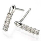 ピアス レディース プラチナ PT ダイヤモンド ブリンデルピアス 揺れる ダイヤピアス 天然石 アクセサリー ジュエリー ギフト 贈り物 記念日 誕生日 華奢 上品 シンプル プレゼント