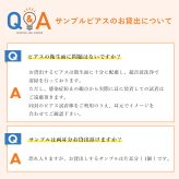 サンプルピアス貸出券
