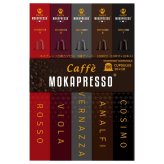 MOKAPRESSO　ネスプレッソ互換カプセル　100個　5フレーバー　イタリア焙煎　飲み比べ　イタリア製　Nespresso compatible　#69104　飲み比べ