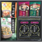 ノーブランド 和みのとき [26-7606-010] FR-1F お茶漬け のり茶漬け フリーズドライ 即席味噌汁 味付海苔 有明海産 かつお節 詰め合わせ お返し 内祝い お歳暮 お中元 ギフト 贈り物 プレゼント