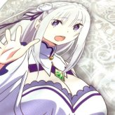 Re:ゼロ エミリア Re:ゼロから始める異世界生活　エミリア　クールタオル タオル ホワイト 　 日本製