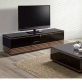 テレビ台 テレビボード バイカラー ローボード 幅150cm 艶有り UV塗装 鏡面仕上げ ツートン ツートンカラー 傷に強い 天然木 ウォールナット ホワイトオーク 引出し 扉 収納 ルーバー