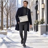 LANBINenBlue ランバンオンブルー ショルダーバッグ ドレッセ ショルダー 斜め掛け 普段使い 使いやすい シンプル メンズ ギフト プレゼント ブラック 515112