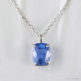 【完売致しました。】  非加熱 ブルーサファイア 1.61ct ネックレス ペンダント プラチナ Pt900 サファイアネックレス プラチナネックレス レディース 一粒ネックレス 9月 誕生石 サファイア ブルー プレゼント Drops