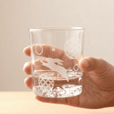 名入れ無料 ロックグラス 和風 ウサギ 和柄 お酒 焼酎 ウィスキー 酒器 父の日 敬老の日 母の日 誕生日 父 母 彼氏 彼女 かわいい おしゃれ