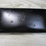財布 レディース 長財布 ラウンド Kuromi ブランド クロミ 本革 キティ サンリオ 公式品 「ブラック」 87131 人気 毎日発送 最新作