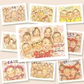 還暦の記念に、その人らしさを大切にした似顔絵です。下書き確認ができるので、安心して贈れます。 還暦祝い プレゼント 似顔絵 手描き ギフト 名入れ 贈り物 還暦 お祝い 誕生日 記念 大人数 おばあちゃん 祖母 祖父 おじいちゃん 修正無料 名入れ 下書き確認 喜ばれる 一生もの 宝物 似てる 還暦 一生もの 長寿 傘寿 卒寿祝い 贈答品 白寿祝い 古希祝い 長寿祝い 応援 バレンタインデー