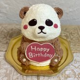 パンダの立体ケーキ 誕生日 可愛い ケーキ 立体 動物 女の子 女性 子供 こども 人気 プレゼント センイルケーキ