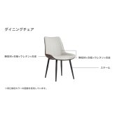 ダイニング家具 ダイニングテーブル＆チェア-オレンジ(背面：ブラウン)- 5点セット 160cm