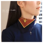 ゴールド ネックレス K18 18金 ネックレス クロス ゴールド ネックレス チェーン 十字架 キリスト ロザリオ 選べる3色 イエロー ピンク ホワイト シンプル 華奢 上品 ご褒美 彼女 妻 女性 レディース 誕生日 プレゼント ハロウィン 【品番：CG-AK-2123】
