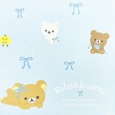リラックマ スクエアポーチ (ペールブルー) ｒｉｂｂｏｎ