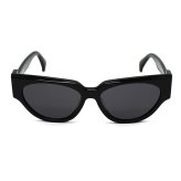 マックスマーラ サングラス MAX MARA MM0139/S 01A 55 サングラス グローバルフィット MM0139-01A-55 ブラック グレー ユニセックス