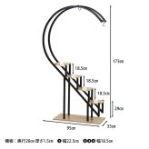 ディスプレイラック ハート型KD ブラック・ホワイト 2色展開 ガーデンテーブル 屋外 庭 ベランダ テラス アウトドア おしゃれ シンプル 新生活 家具 インテリア 不二貿易