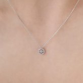 【無料ラッピング】 ヨンドシー 4℃ ネックレス K10ホワイトゴールド 2025 Holiday Collection アイスブルーダイヤモンド レディースブランド 正規品 新品 ギフト プレゼント 人気 おすすめ 誕生日 記念日 クリスマス 送料無料