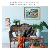 サム トフト 犬と釣り人と小さな船 ST-08022 アートフレーム アート 犬 動物 おしゃれ ギフト 北欧 インテリア お部屋