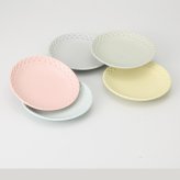 市松マットカラープレート 5P 磁器 美濃焼 やきものの里から、暮らしを贈ります。　ギフト 食器 セット テーブルウェア
