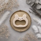 国産ヒノキのクマ歯がため｜無塗装の木製ベビーギフト｜出産祝い