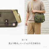 日本製 オーガニックコットン メンズ 帆布 ショルダーバッグ 軽い 小さめ 夏 ショルダー 小さい コットン バッグ 軽量 シンプル ミニ ショルダー バッグ 斜めがけ バッグ ネイビー バッグ キャメル ブラウン カーキ キャンバス バッグ 男性 30代 40代 50代 ショルダーポーチ 豊岡鞄