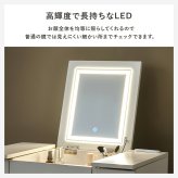 ドレッサー コスボックス 化粧台 ミラー付き 木製 机 幅69cm シンプル 木目 ホワイト ブラウン テレワーク メイクボックス メイクワゴン コンセント付き 収納ボックス コスメ 収納 化粧品 収納付き
