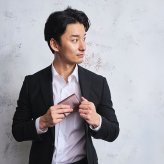 牛革ソフトミリング・通しマチ名刺入れ