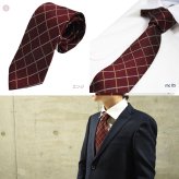 ネクタイ おしゃれ ミチコロンドン チェック ブランドネクタイ メンズ 日本製 シルク MICHIKO LONDON 正規品 ネクタイ ブランド ビジネス ギフト プレゼント 就職祝 新生活 誕生日 昇進祝い 20代