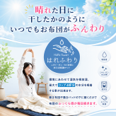 【送料無料】【ギフトラッピング無料】ベッドやふとんの下に敷くだけ湿気対策！丸洗いできる国産ダニ除け除湿マット♪ はれふわり シングル（90×180cm）【防ダニ/防カビ/消臭/除湿/丸洗いOK/日本製】