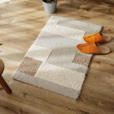 ラグ カーペット 45x60cm ロマーノ 玄関マット フック 日本製 キッチンマット