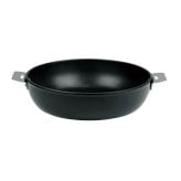 クリステル フライパン ウルトラル ディープフライパン 深型 24cm 28cm IH フッ素加工 PFOAフリー チェリーテラス 軽量  おしゃれ 着脱式ハンドル 入れ子 収納 炒め物 揚げ物 オーブン調理 日本正規販売品  フランス製 CRISTEL 正規輸入品