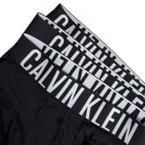 カルバンクライン Calvin Klein(CK) ボクサーパンツ トランク インテンスパワー 3枚組 セット 前閉じ コットン ロゴ 下着 NB3608A UB1 メンズ ブラック
