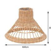照明 ライト ランプシェード ペンダントランプ ペンダント 藤製 天井 インテリア 器具 吊り下げ リビング おしゃれ リゾート ナチュラル