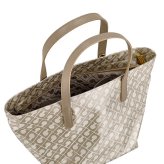 ゲラルディーニ トートバッグ レディース ブランド GHERARDINI Italy GHB0249 CRETA グレージュ/アイボリー