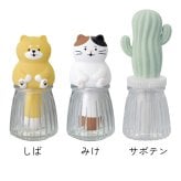 電源不要のマスコット加湿器 自然気化式 潤いマスコット エコ インテリア雑貨 オブジェ ねこ いぬ シバ サボテン かわいい プレゼント ギフト 女性 男性 父 母 実用的 飾り インテリア 誕生日 クリスマス 無料ラッピング