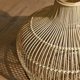 照明 ライト ランプシェード ペンダントランプ ペンダント 藤製 天井 インテリア 器具 吊り下げ リビング おしゃれ リゾート ナチュラル