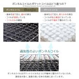 ボンネルコイルマットレス【Bonjia-ボンジーア-】セミシングルサイズ 高反発 高弾性 通気性 高通気 高品質 厚み15cm 耐久性 硬め ヘム加工 ノンホルムアルデヒド 寝具 敷きマット 寝具マット マットレス寝具 寝具用品 寝室用品 インテリア