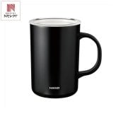 ハリオ セラミックコーティング 真空二重保温マグ 470mL ブラック マグカップ ステンレスマグ 保温保冷 カップ【北海道・沖縄県・離島 配送不可】