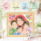 似顔絵 還暦 ギフト 手描き プレゼント 名入れ 贈り物 還暦 記念日 60歳 誕生日 お祝い お母さん 両親 お父さん 家族 名入れ 修正無料 下書き確認 一生もの 親孝行 サプライズ そっくり 60歳 長寿 還暦 思い出 節目 メモリアルギフト 披露宴 喜寿祝い ブライダルギフト ウェディングギフト 闘病中の方への励まし 感激 お祝いの品 大人数 カラフル