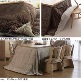 リバーシブルコーデュロイダイニングこたつ布団-ロア 90x60cmこたつ用(250x220cm) SAI 彩 長方形 省スペース こたつ布団単品 保温 あったか 掛け布団 かけふとん コタツ 炬燵 こたつぶとん おしゃれ シンプル ベーシック ナチュラル