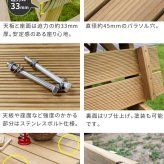テーブル 日本製ニュージーランドパインピクニック 幅147 防腐加工 無塗装 新生活