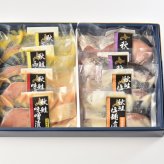 【送料無料・高級ギフト】北海道産 秋鮭三昧(秋鮭西京漬＆秋鮭昆布〆セット)（送料無料 プレゼント グルメ 贈り物  御祝 内祝い 景品 賞品 ご褒美 誕生日 出産祝い 結婚 上司 男 女 友達 新築 引越 送別会 定年 退職祝い 還暦  産地直送  詰合せ ギフト お歳暮 寒中見舞い）