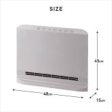 セラミックヒーター パネルヒーター 首振り 人感センサー 1200W 大風量 速暖 リモコン付き タイマー 温度調節 スリム 薄型 足元 省エネ 節電 転倒オフ 脱衣所 寝室 リビング 子供部屋 おしゃれ 北欧 冬 ギフト 新生活 THREEUP スリーアップ スマートスリムヒート スイング