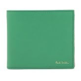 ポールスミス 財布 Paul Smith 二つ折り財布 小銭入れなし メンズ コバルトグリーン マルチストライプ M1A-4832-DMULTI 30 【ラッピング無料 誕生日 お祝い プレゼント ギフト 贈り物】 送料無料