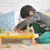 知育玩具 大工おもちゃ カーペンターテーブル 3歳 木製 指先トレーニング アイムトイ 海外ブランド 男の子 女の子