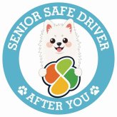 カーサイン 高齢者マーク SENIOR SAFE DRIVER スピッツ ステッカー シール 直径13cm 肉球 日本製 車